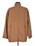Monki 100% Polyester Solid Brown Trenchcoat Size M - photo 2