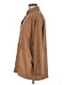Monki 100% Polyester Solid Brown Trenchcoat Size M - photo 5