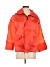Robert Rodriguez 100% Silk Color Block Orange Raincoat Size 0 - photo 1