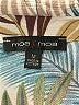 Moa Moa 100% Rayon Tropical Tan Short Sleeve Blouse Size M - photo 7