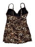 Miraclesuit Animal Print Brown Swimsuit Cover Up Size 12 - photo 2