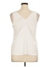 Halogen 100% Polyester Ivory Sleeveless T-Shirt Size XL - photo 2