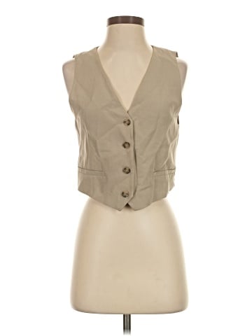 Zara Sleeveless Button-Down Shirt (view 1)