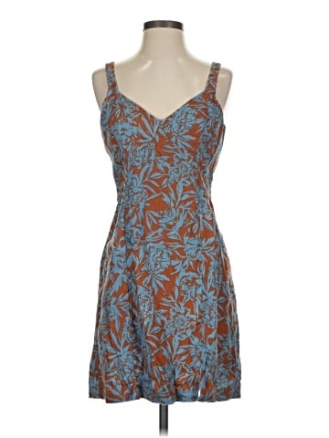 Madewell Sweetheart Mini Dress in Floral 100% Linen (view 1)