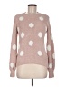 Marled by Reunited 100% Polyester Polka Dots Pink Pullover Sweater Size M - photo 1