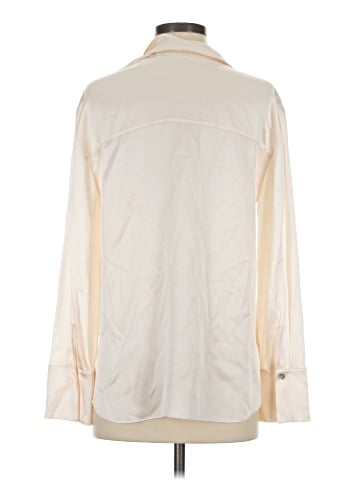 Vince. Long Sleeve Silk Top (view 2)