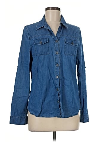 Velvet Heart Long Sleeve Button-Down Shirt (view 1)