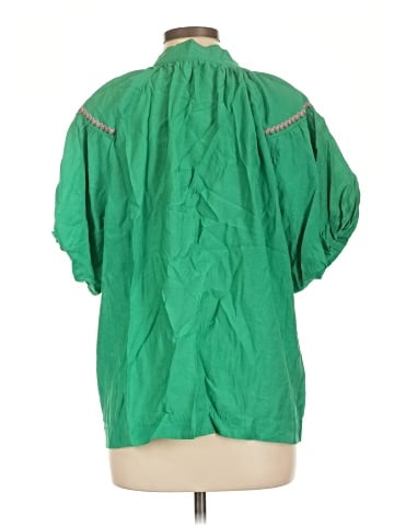 Umgee Short Sleeve Blouse (view 2)