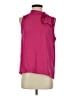 Ann Taylor 100% Polyester Pink Sleeveless Blouse Size S (petite) - photo 1