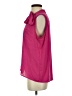 Ann Taylor 100% Polyester Pink Sleeveless Blouse Size S (petite) - photo 5