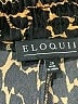 ELOQUII 100% Polyester Animal Print Brown Casual Pants Size 20 Plus - photo 4