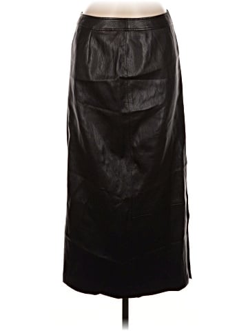 Zara Faux Leather Skirt (view 1)