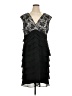 DressBarn 100% Polyester Black Cocktail Dress Size 16 - photo 1
