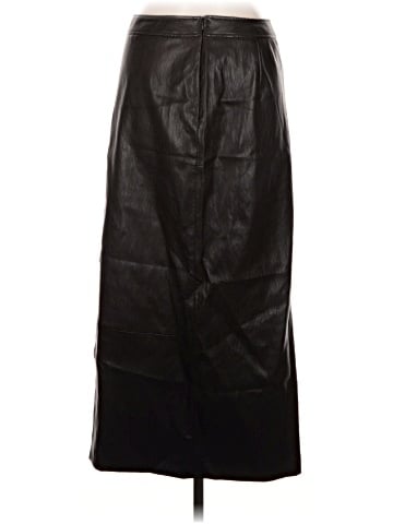 Zara Faux Leather Skirt (view 2)