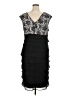DressBarn 100% Polyester Black Cocktail Dress Size 16 - photo 2