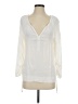 Point Sur Ivory Long Sleeve Blouse Size S - photo 1