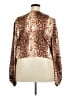 rue21 100% Polyester Brown Long Sleeve Blouse Size 2X - photo 2