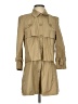 Rolando Santana 100% Polyester Tan Trenchcoat Size 4 - photo 1
