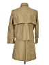 Rolando Santana 100% Polyester Tan Trenchcoat Size 4 - photo 2