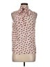 Talbots 100% Viscose Pink Sleeveless Blouse Size Med Petite - photo 1
