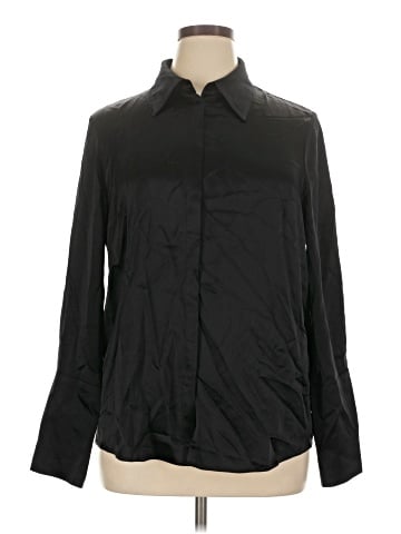Banana Republic Long Sleeve Silk Top (view 1)