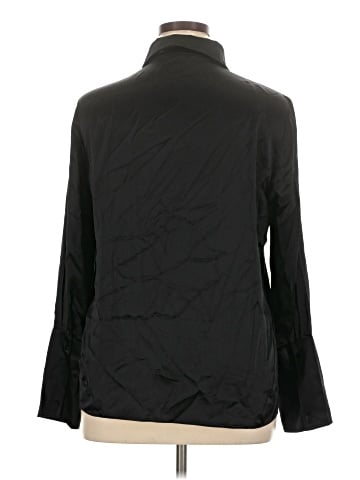 Banana Republic Long Sleeve Silk Top (view 2)