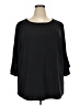Talbots Black 3/4 Sleeve Blouse Size 3X - photo 1