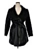 IMAN 100% Leather Black Coat Size 1X - photo 1