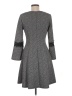 Elle Tweed Gray Casual Dress Size M - photo 2