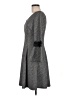Elle Tweed Gray Casual Dress Size M - photo 5