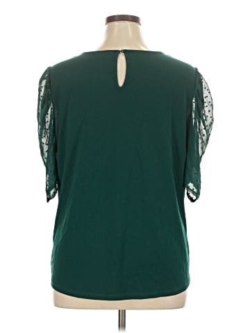 Adrianna Papell Short Sleeve Blouse (view 2)