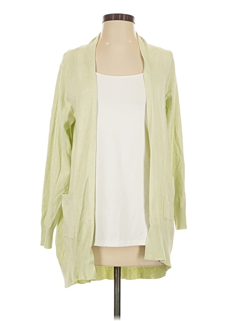 Pre-owned Début Cardigan Sweater In Green