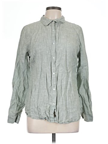 Tahari Long Sleeve Button-Down Shirt (view 1)