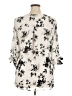 Weston 100% Polyester Ivory 3/4 Sleeve Blouse Size XL - photo 2