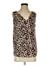 Gibson Brown Sleeveless Blouse Size S - photo 1