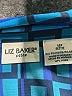 Liz Baker 100% Polyester Blue 3/4 Sleeve Blouse Size 14 Petite - photo 7