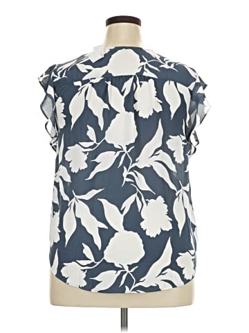 Ann Taylor Factory Short Sleeve Blouse (view 2)