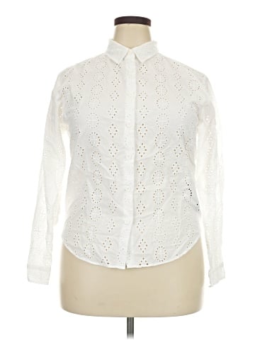 Zara Long Sleeve Button-Down Shirt (view 1)