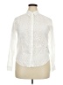 Zara Ivory Long Sleeve Button-Down Shirt Size XXL - photo 1