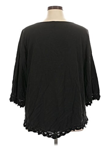 Soft Surroundings 3/4 Sleeve Top (view 2)