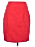Express Solid Red Formal Skirt Size 6 - photo 1
