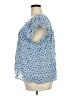 Gap Blue Short Sleeve Blouse Size XXL - photo 5