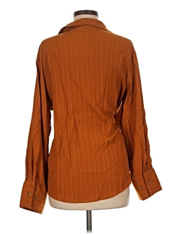 Topshop Long Sleeve Blouse (view 2)