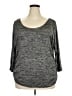 Faded Glory Gray 3/4 Sleeve T-Shirt Size 2X - photo 1