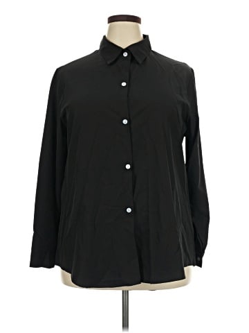 Unbranded Long Sleeve Button-Down Shirt (view 1)