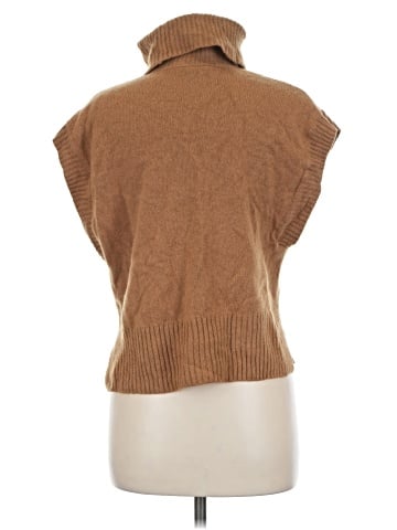 Madewell (Re)sourced Cashmere Turtleneck Sweater Vest (view 2)