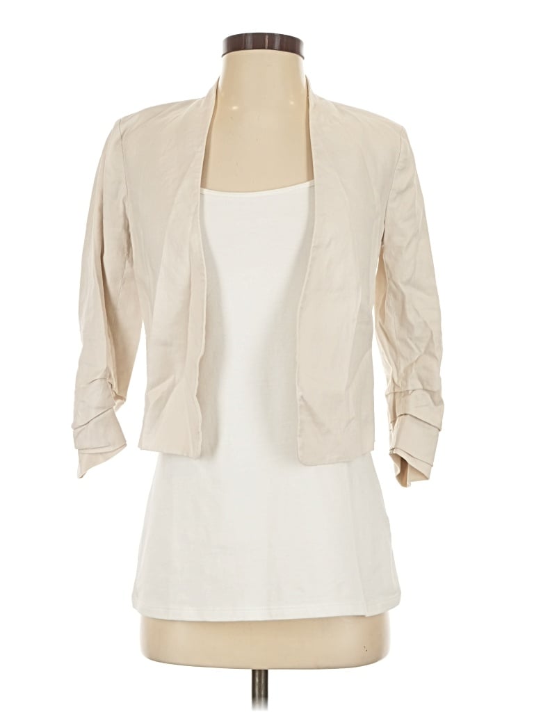 Pre-owned Babaton Jacket In Ivory