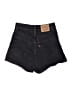 Levi's 100% Cotton Black Denim Shorts Size 25 waist - photo 2