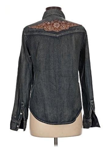 Harley Davidson Long Sleeve Button-Down Shirt (view 2)
