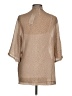 NY Collection 100% Polyester Tan Kimono Size M - photo 2
